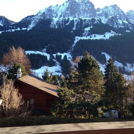 Alp Sunrise - Top View Cozy Chalet Villa Rougemont Exterior foto